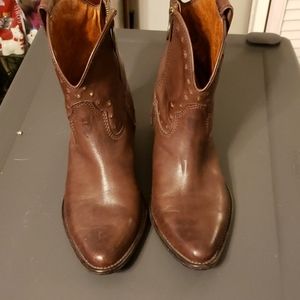 Lucky Brand leather western boots women's 9.5M